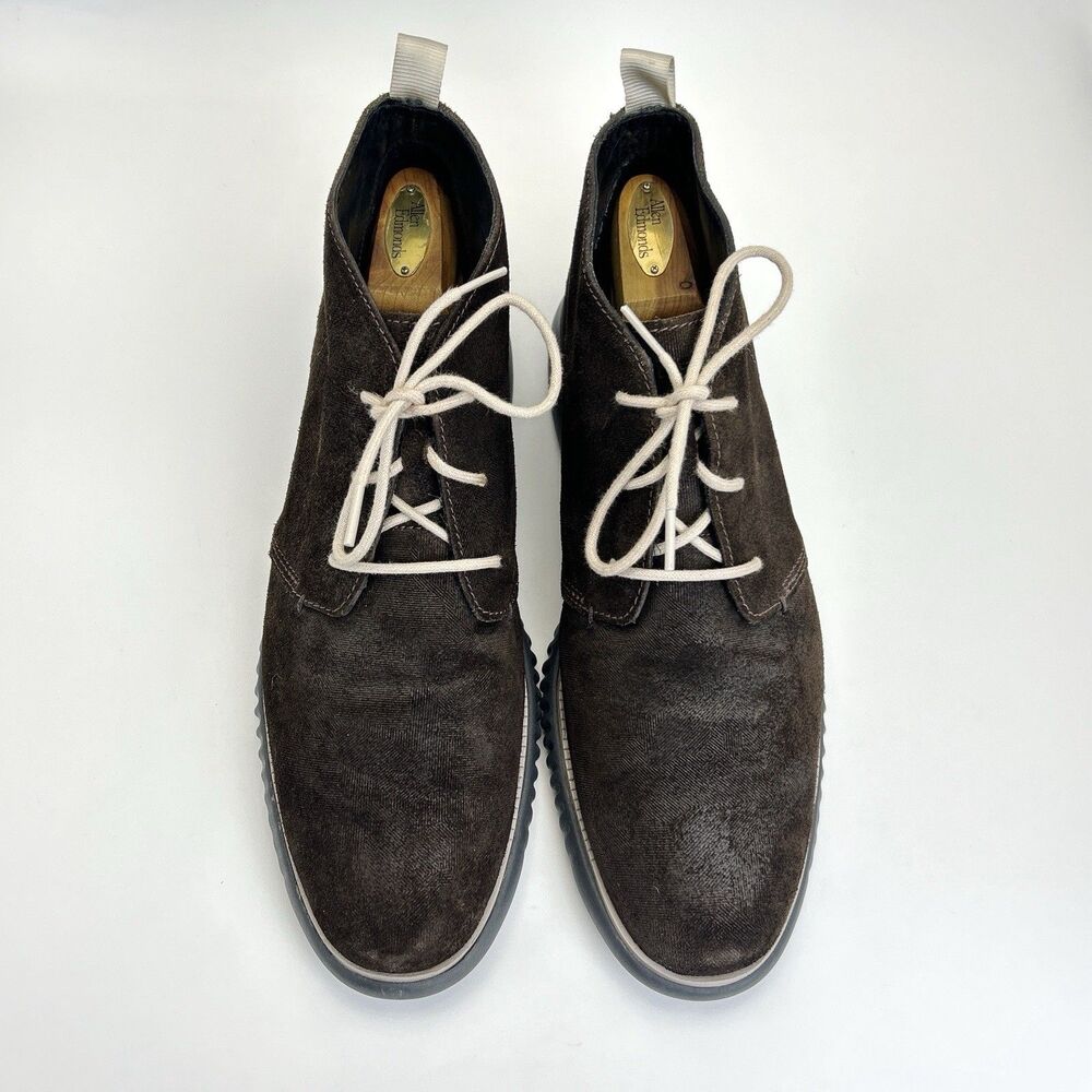 Cole Haan Zerogrand Chukka Boots Mens Sz 12 Suede Mocca Brown Ankle Comfort Shoe - Picture 3 of 8